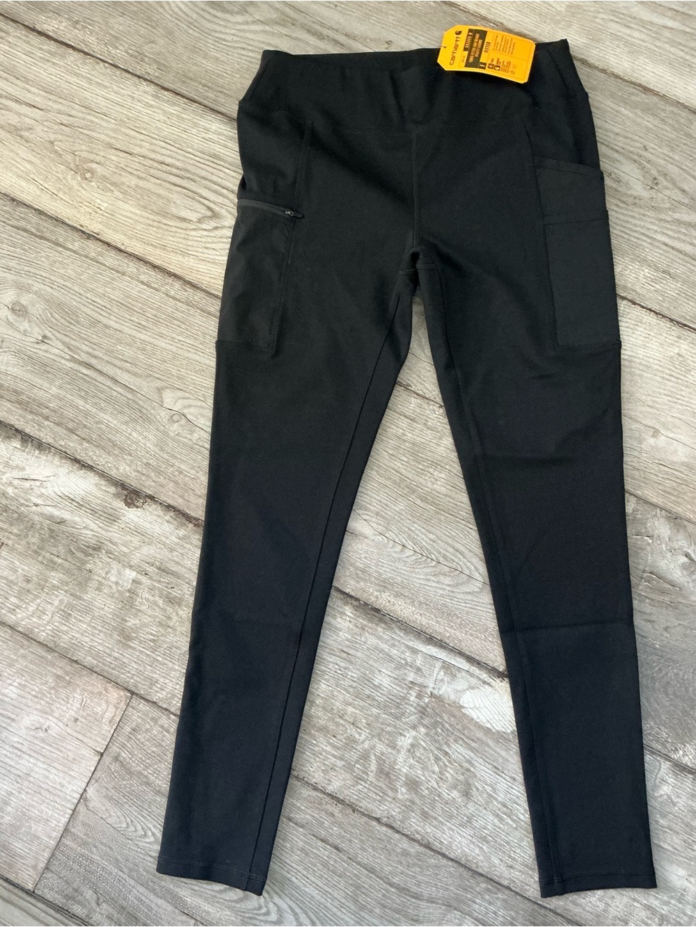 Carhartt Black Leggings with Cargo Pockets